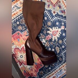 Platform boots. Never worn